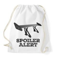 PRINTFASHION Spoiler alert - Sportzsák, Tornazsák - Fehér tornazsák