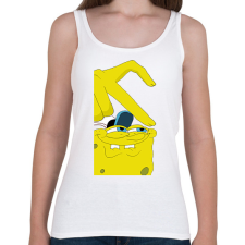 PRINTFASHION spongyabob és patrick páros minta barátoknak - Női atléta - Fehér női trikó