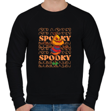 PRINTFASHION Spooky töki - Férfi pulóver - Fekete férfi pulóver, kardigán