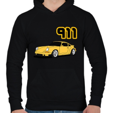 PRINTFASHION sport autó  - Férfi kapucnis pulóver - Fekete női pulóver, kardigán