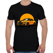 PRINTFASHION sport autó - Férfi póló - Fekete férfi póló