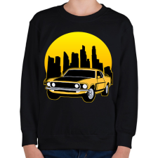 PRINTFASHION Sport autó  - Gyerek pulóver - Fekete gyerek pulóver, kardigán