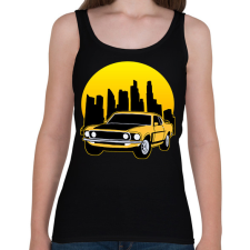 PRINTFASHION Sport autó  - Női atléta - Fekete női trikó