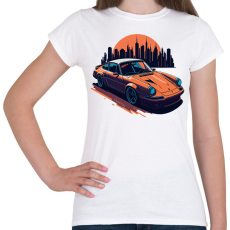 PRINTFASHION Sport autó - Női póló - Fehér