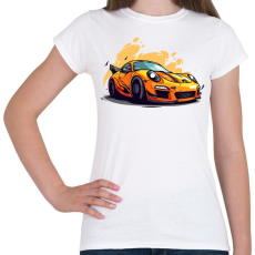 PRINTFASHION Sport autó - Női póló - Fehér