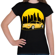 PRINTFASHION Sport autó  - Női póló - Fekete női póló