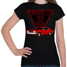 PRINTFASHION Sport autó  - Női póló - Fekete női póló