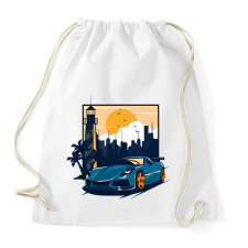 PRINTFASHION Sport Autó  - Sportzsák, Tornazsák - Fehér tornazsák