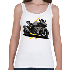 PRINTFASHION Sport motor  - Női atléta - Fehér