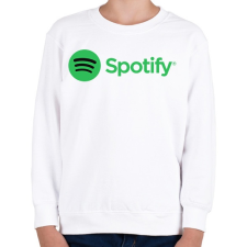 PRINTFASHION Spotify - Gyerek pulóver - Fehér gyerek pulóver, kardigán