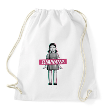 PRINTFASHION Squid game 2 - Sportzsák, Tornazsák - Fehér tornazsák