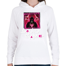 PRINTFASHION Squid game art - nyerd meg az életed 01 - Női kapucnis pulóver - Fehér női pulóver, kardigán