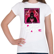 PRINTFASHION squid game art - nyerd meg az életed - Női póló - Fehér