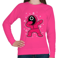 PRINTFASHION Squid Game Dab kör fehér - Női pulóver - Fukszia női pulóver, kardigán