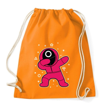 PRINTFASHION Squid Game Dab kör fehér - Sportzsák, Tornazsák - Narancssárga tornazsák