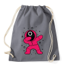 PRINTFASHION Squid Game Dab kör - Sportzsák, Tornazsák - Grafitszürke
