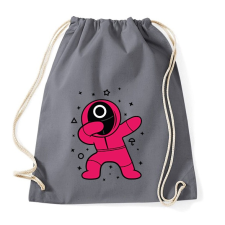 PRINTFASHION Squid Game Dab kör - Sportzsák, Tornazsák - Grafitszürke tornazsák
