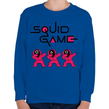 PRINTFASHION Squid Game Dab trio fekete - Gyerek pulóver - Királykék gyerek pulóver, kardigán