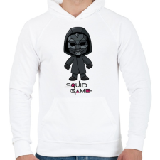 PRINTFASHION Squid Game Doll - Férfi kapucnis pulóver - Fehér férfi pulóver, kardigán