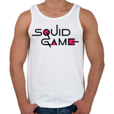 PRINTFASHION Squid Game - Férfi atléta - Fehér atléta, trikó