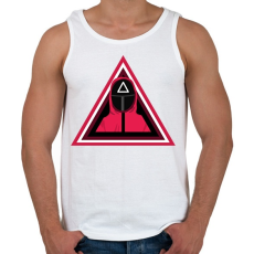 PRINTFASHION Squid game - Férfi atléta - Fehér