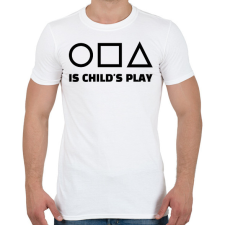 PRINTFASHION SQUID GAME - Férfi póló - Fehér férfi póló