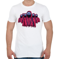 PRINTFASHION squid_game - Férfi póló - Fehér férfi póló