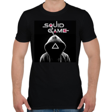 PRINTFASHION Squid Game - Férfi póló - Fekete férfi póló