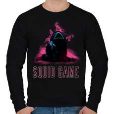 PRINTFASHION squid game - Férfi pulóver - Fekete