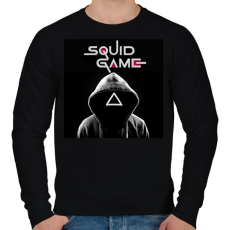 PRINTFASHION Squid Game - Férfi pulóver - Fekete