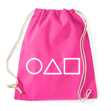 PRINTFASHION Squid Game jelek zseb - Sportzsák, Tornazsák - Fukszia tornazsák