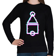 PRINTFASHION Squid Game Logo - Női pulóver - Fekete női pulóver, kardigán