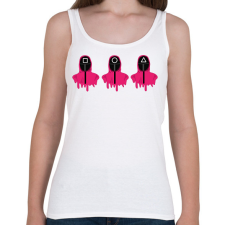 PRINTFASHION Squid Game - Női atléta - Fehér női trikó