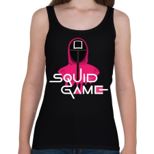 PRINTFASHION Squid Game - Női atléta - Fekete női trikó