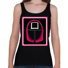 PRINTFASHION Squid Game - Női atléta - Fekete női trikó