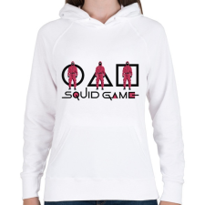 PRINTFASHION Squid Game - Női kapucnis pulóver - Fehér női pulóver, kardigán