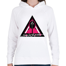 PRINTFASHION Squid Game - Női kapucnis pulóver - Fehér női pulóver, kardigán