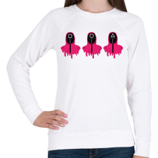 PRINTFASHION Squid Game - Női pulóver - Fehér női pulóver, kardigán