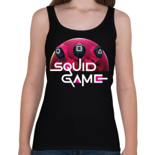 PRINTFASHION Squid game - nyerd meg az életed 05 - Női atléta - Fekete női trikó