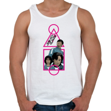 PRINTFASHION Squid game - Nyerd meg az életed 12 - Férfi atléta - Fehér atléta, trikó