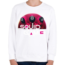 PRINTFASHION Squid game - nyerd meg az életed - Gyerek pulóver - Fehér gyerek pulóver, kardigán