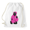 PRINTFASHION Squid Game Soldier - Sportzsák, Tornazsák - Fehér