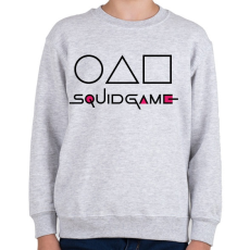PRINTFASHION SQUID GAME soldiers - Gyerek pulóver - Sport szürke