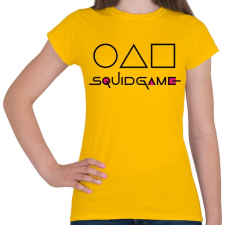 PRINTFASHION SQUID GAME soldiers - Női póló - Sárga női póló