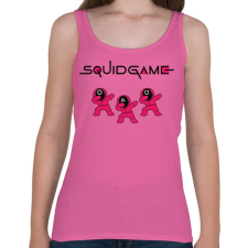 PRINTFASHION Squid game trio dab fekete - Női atléta - Rózsaszín női trikó