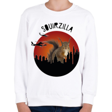 PRINTFASHION Squirzilla - Gyerek pulóver - Fehér gyerek pulóver, kardigán
