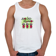 PRINTFASHION Squit game - Férfi atléta - Fehér atléta, trikó