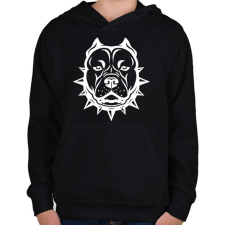 PRINTFASHION stafford/f - Gyerek kapucnis pulóver - Fekete gyerek pulóver, kardigán