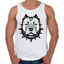 PRINTFASHION Stafford - Férfi atléta - Fehér atléta, trikó