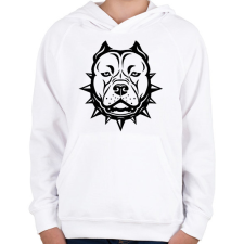 PRINTFASHION Stafford - Gyerek kapucnis pulóver - Fehér gyerek pulóver, kardigán